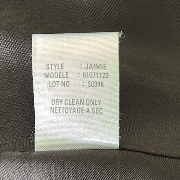 Theory Jaimie Charcoal Gray Pinstripe Fitted Blazer - 4 - Picture 13 of 13